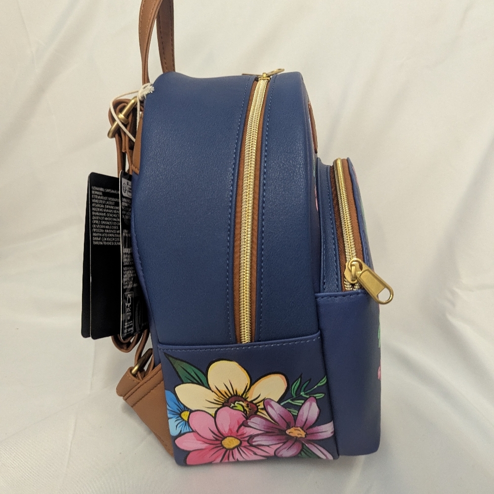 Disney Stitch Loungefly Mini Backpack and Wallet - Picture 5 of 10